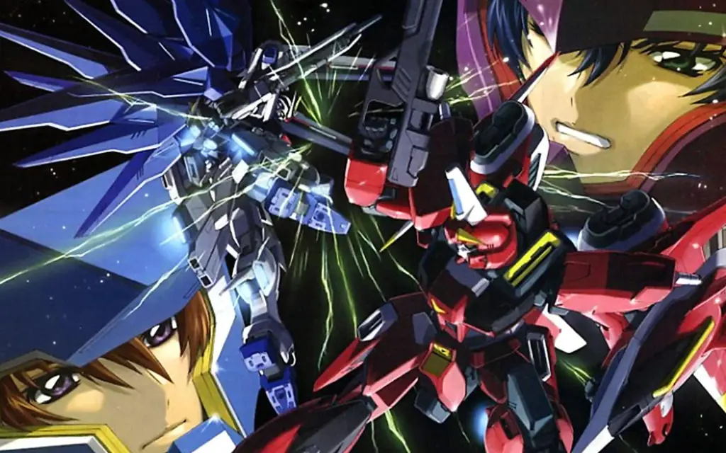 Gambar Mobile Suit Strike Freedom dari Gundam SEED