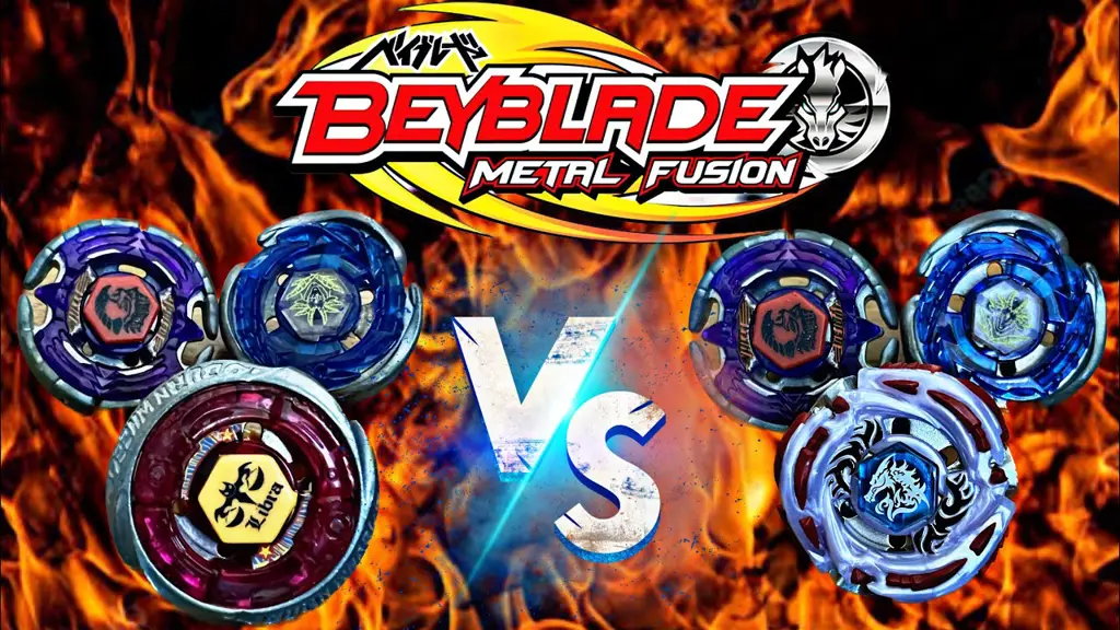 Gambar berbagai macam kustomisasi Beyblade Metal Fight