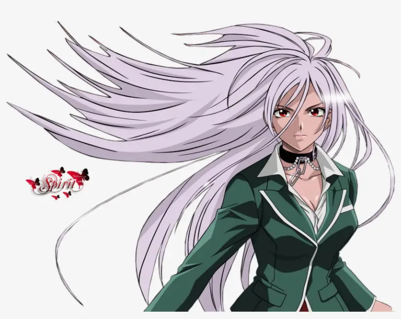 Gambar Moka Akashiya dari anime Rosario + Vampire