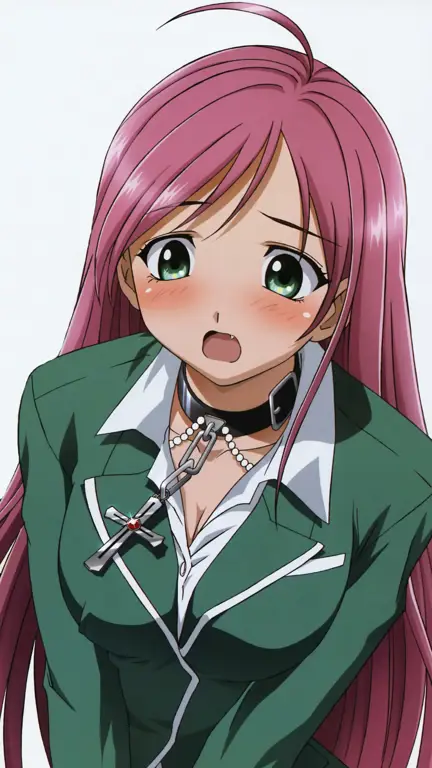 Gambar Moka Akashiya dari Rosario + Vampire