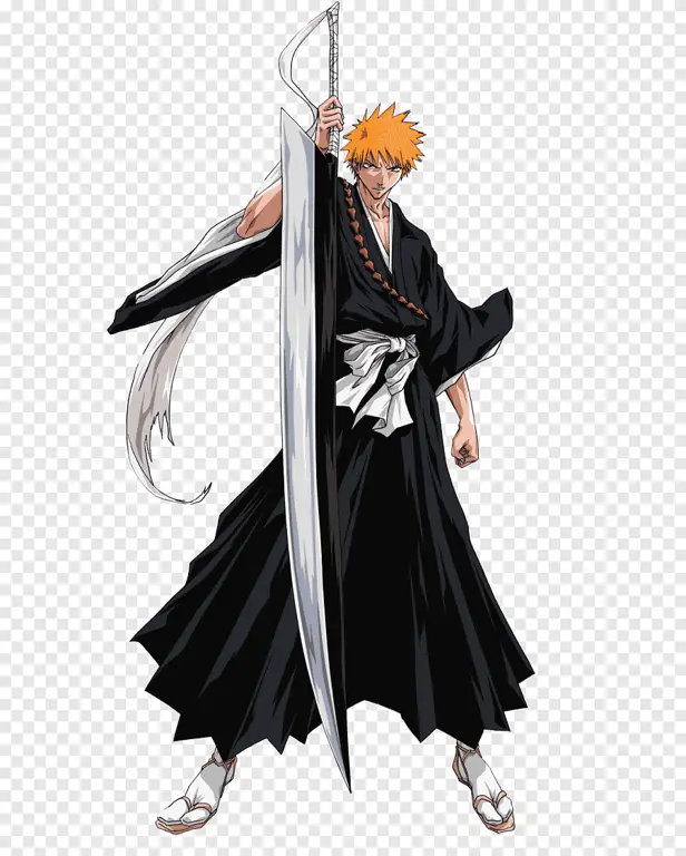 Screenshot dari episode Bleach yang menampilkan Rukia menggunakan Bankai