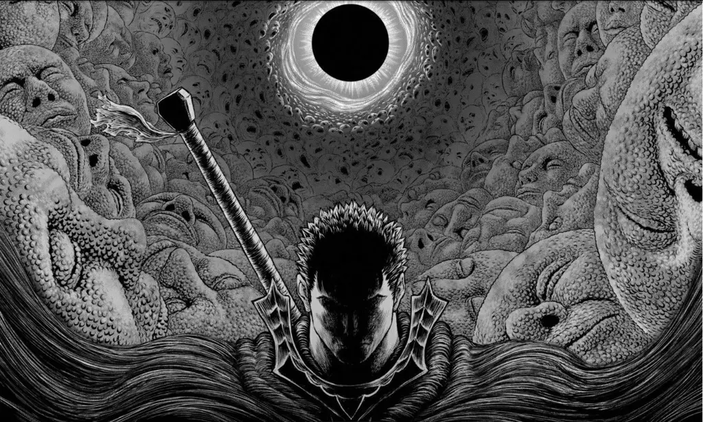 Adegan ikonik gerhana matahari dalam anime Berserk