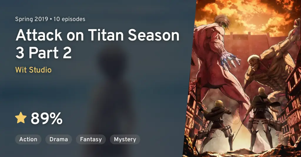 Gambar adegan emosional di Attack on Titan Season 3 Part 2