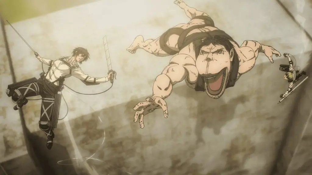 Gambar adegan emosional di Attack on Titan Season 4 Part 2 Episode 12