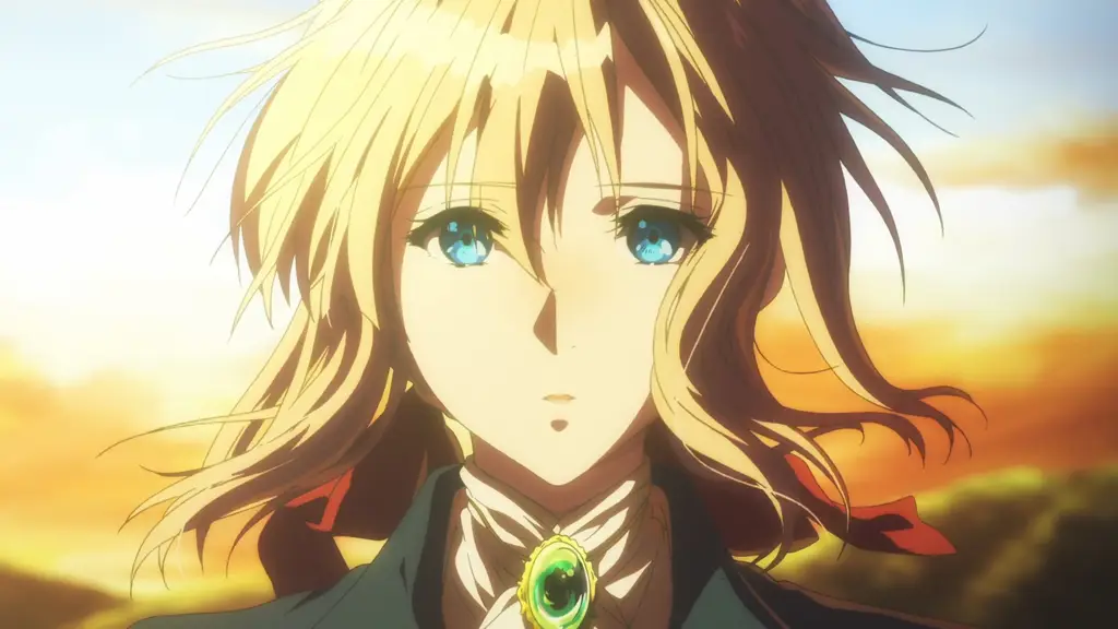 Adegan emosional dari anime Violet Evergarden