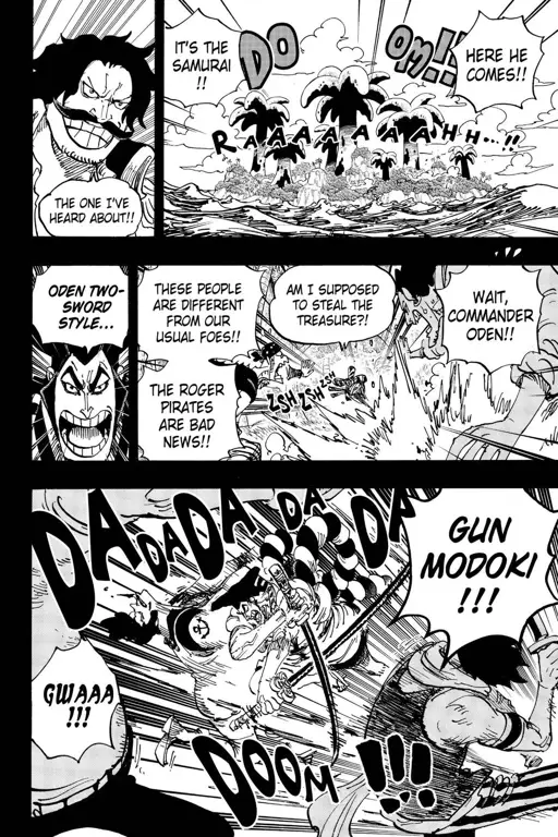 Gambar adegan menarik dari One Piece episode 966