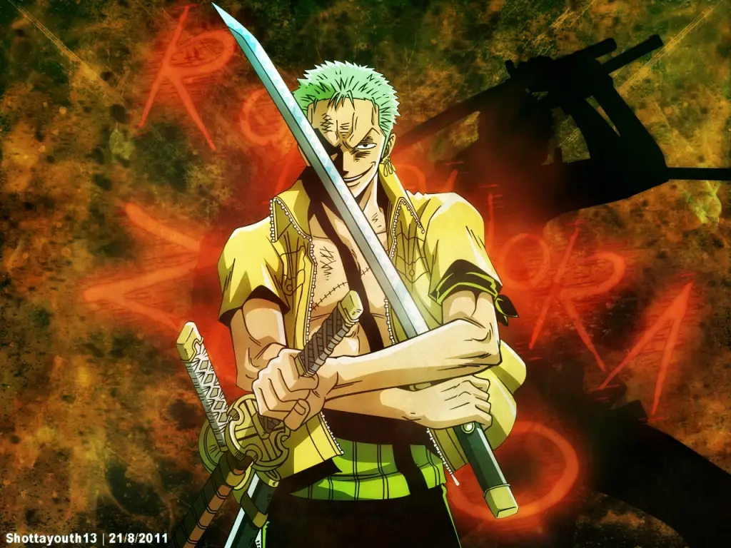 Zoro dalam aksi di One Piece episode 883