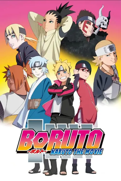 Momen hangat di antara para karakter Boruto Karakter-karakter Boruto menonton film bersama