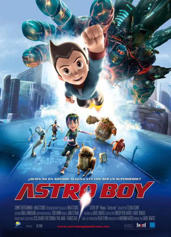 Keluarga menonton film Astro Boy bersama-sama