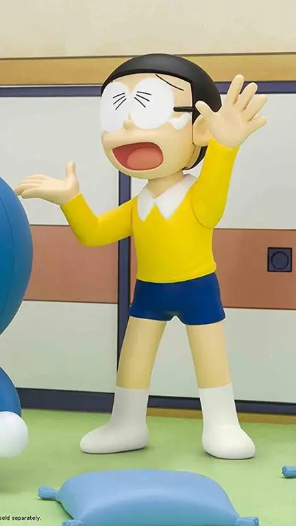 Adegan Doraemon dan Nobita menangis