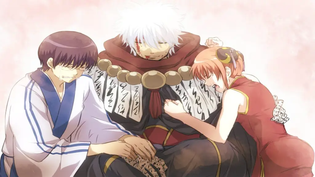 Gambar adegan sedih dari Gintama