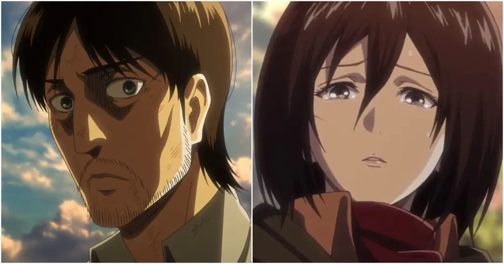 Gambar adegan emosional Attack on Titan