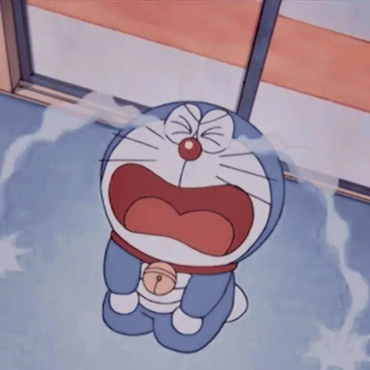 Gambar Doraemon menangis