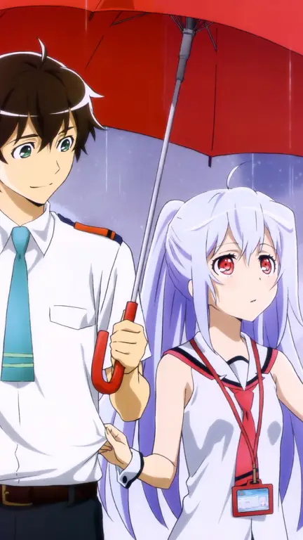 Gambar Isla dan Tsukasa dari Plastic Memories