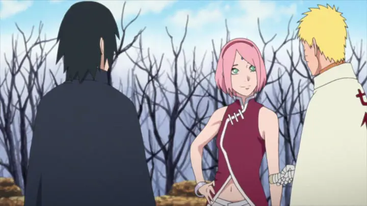 Sarada dan Sasuke bertemu dengan penuh haru