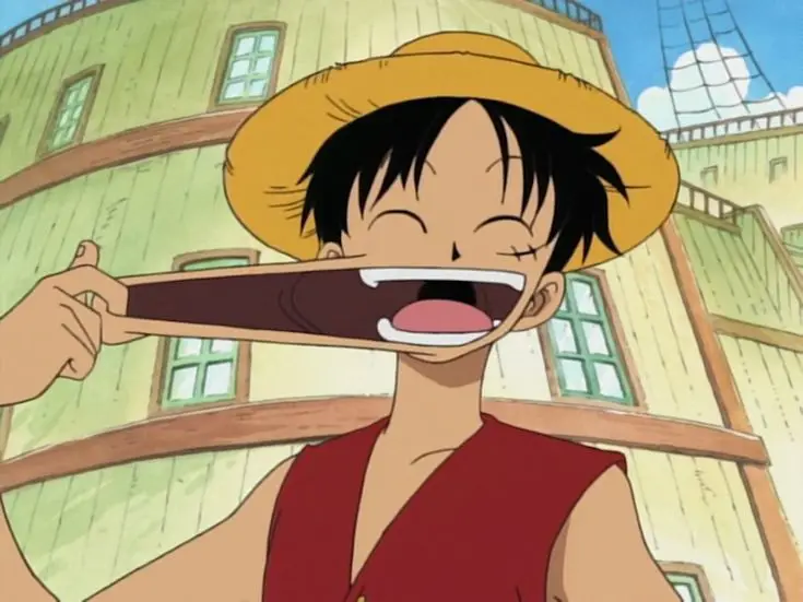 Momen ikonik Luffy pertama kali muncul Cuplikan gambar dari One Piece episode 1