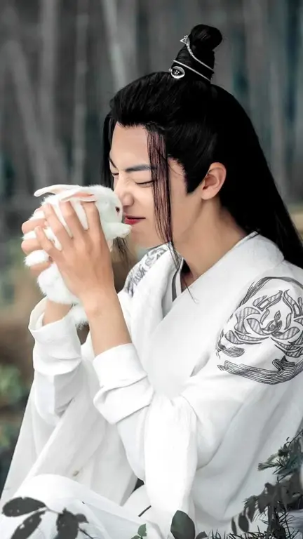 Wei Wuxian dan Lan Wangji dalam drama The Untamed