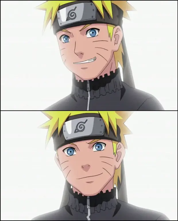 Screenshot dari episode 139 Naruto Shippuden yang menampilkan kematian Asuma