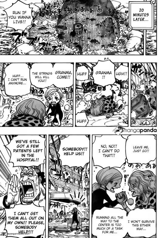 Puncak pertarungan Luffy vs Doflamingo