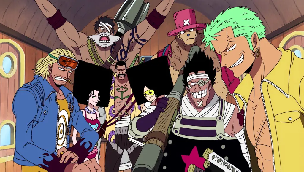 Screenshot adegan penting di One Piece episode 264