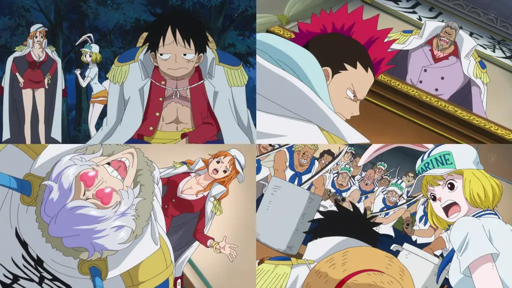 Gambar adegan penting dari One Piece episode 780