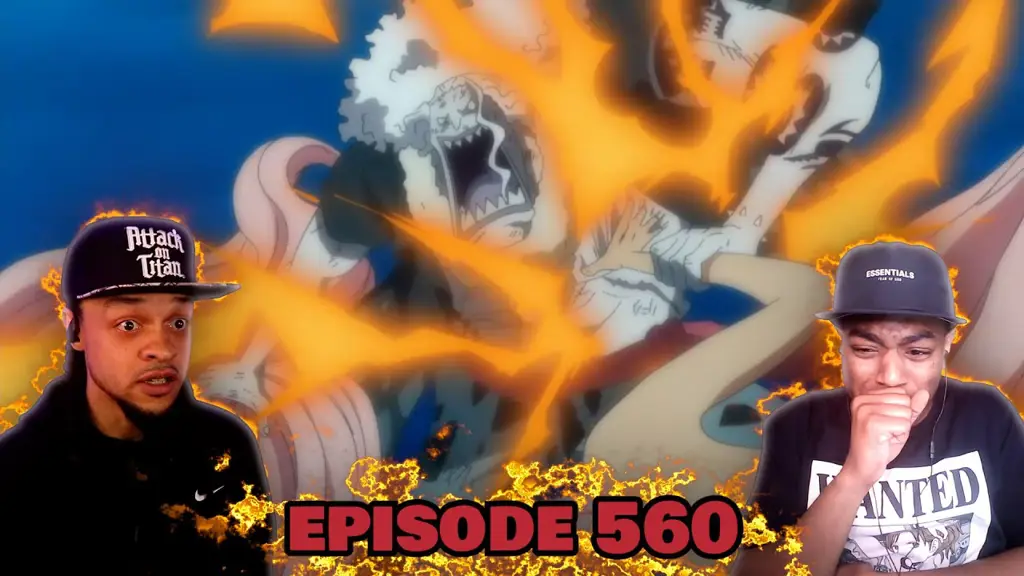 Gambar adegan penting dari Luffy Episode 560