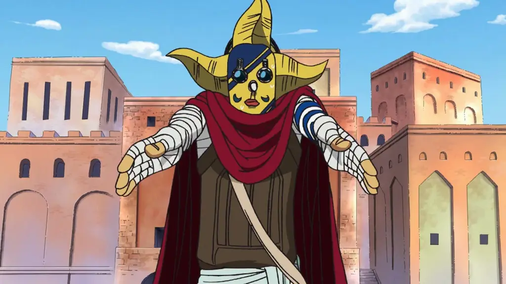 Screenshot adegan menegangkan dari One Piece episode 270