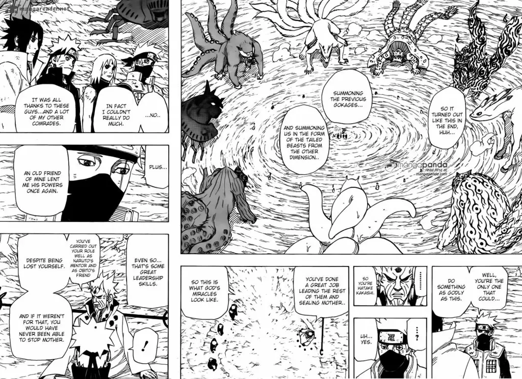 Momen-momen penting di komik Naruto 691