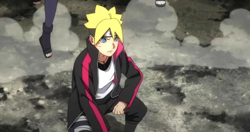 Gambar adegan penting dari Boruto episode 231