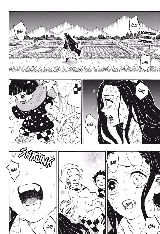 Adegan penting dari komik Kimetsu no Yaiba chapter 196