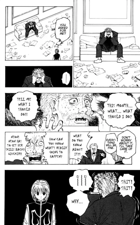 Gambar adegan penting dari Hunter x Hunter episode 149