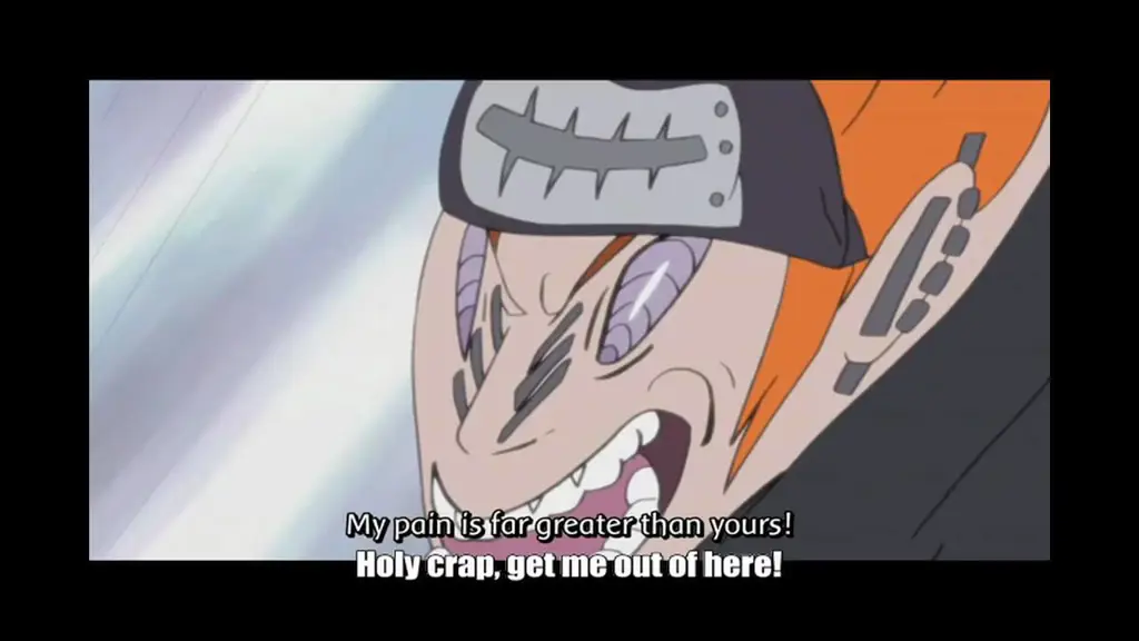 Screenshot adegan penting dari Naruto episode 167