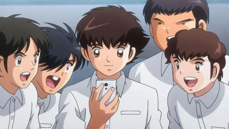 Screenshot adegan menegangkan dari Captain Tsubasa episode 29 tahun 2018