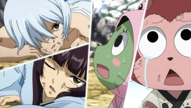 Gambar adegan penting di Fairy Tail episode 34