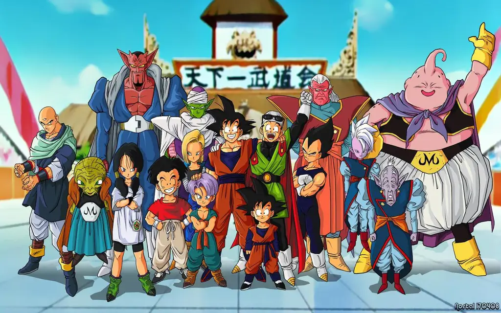 Goku dan teman-temannya berlatih bersama