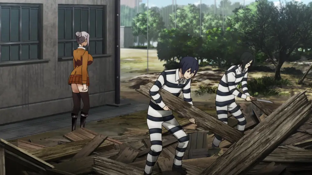 Adegan lucu dari anime Prison School