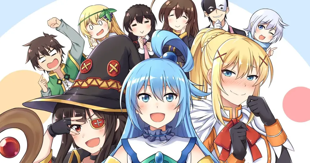 Gambar adegan lucu Konosuba