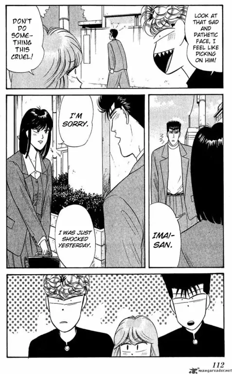 Panel manga Kyou Kara Ore Wa!! yang menggambarkan momen lucu.