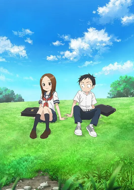 Cuplikan gambar dari episode 7 season 2 Karakai Jouzu no Takagi-san