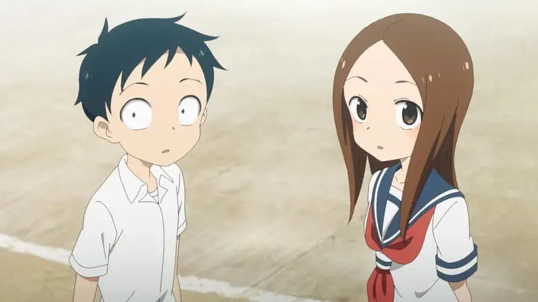 Adegan anime Karakai Jouzu no Takagi-san yang lucu