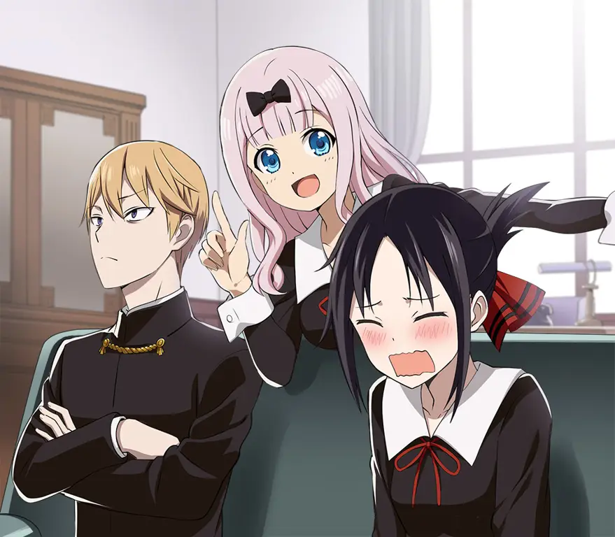 Momen-momen lucu dalam anime Kaguya-sama wa Kokurasetai!