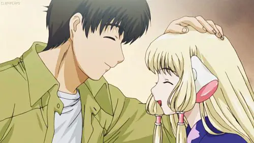 Chi dan Hideki dari anime Chobits