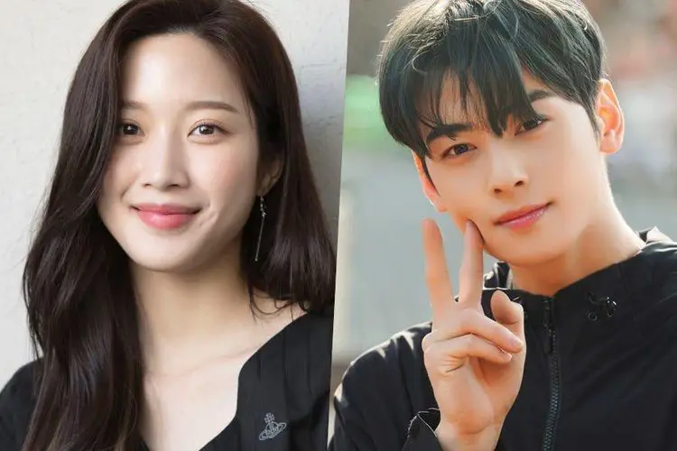 Foto Cha Eun Woo dan Moon Ga Young dalam drama True Beauty