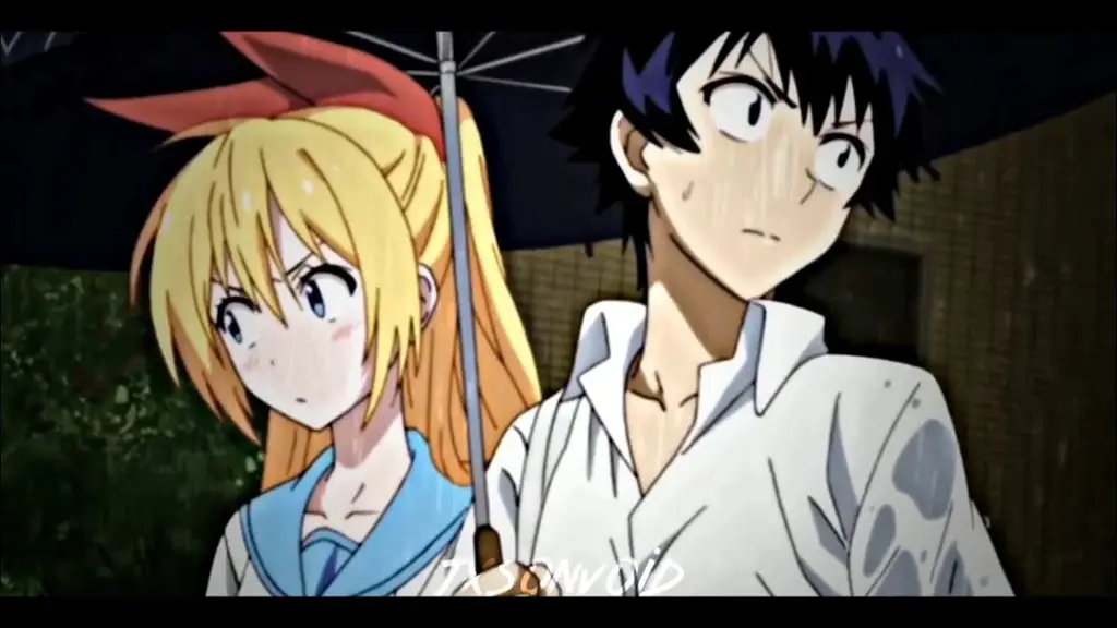 Gambar Raku dan Chitoge bersama