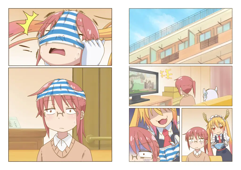 Kobayashi dan Tohru dalam Miss Kobayashi’s Dragon Maid Season 2