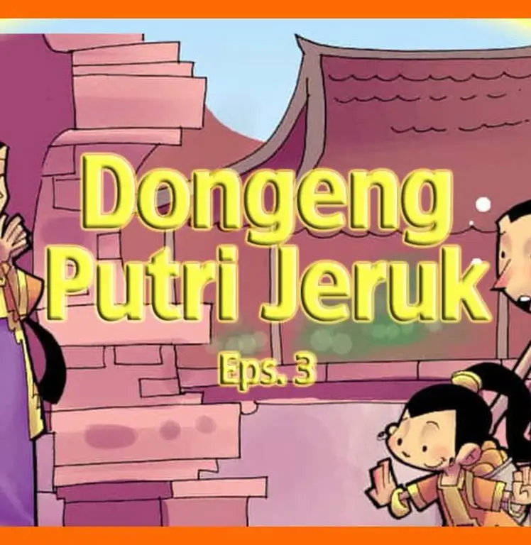 Anak-anak Indonesia sedang membaca buku dongeng