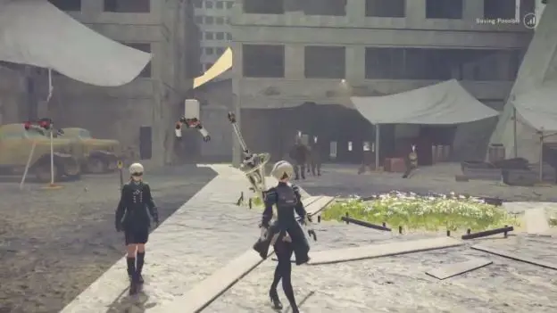 Screenshot gameplay NieR: Automata