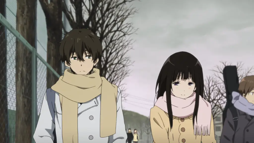 Momen Menarik dari Anime Hyouka Adegan anime Hyouka yang menarik