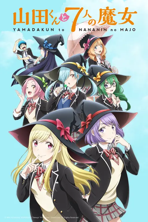 Adegan anime Yamada and the Seven Witches