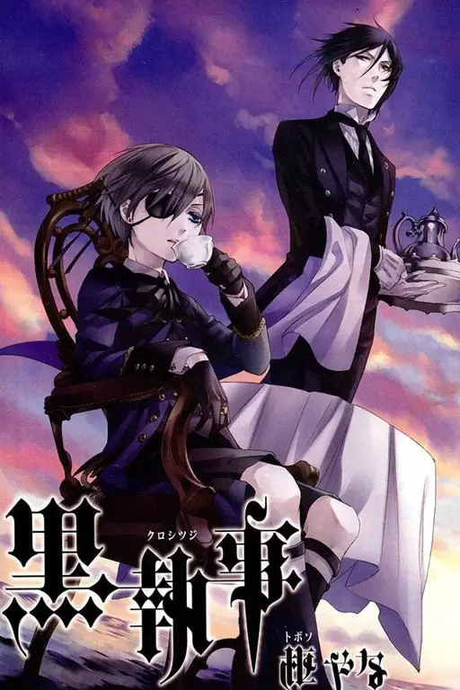 Gambar Ciel dan Sebastian dalam Black Butler Chapter 67